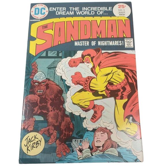 Sandman #3 Jack Kirby Bronze DC Comics 1975 - Picture 1 of 5